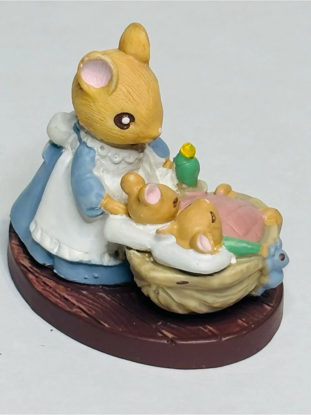 Vintage Miniature Mouse Family Figurine -